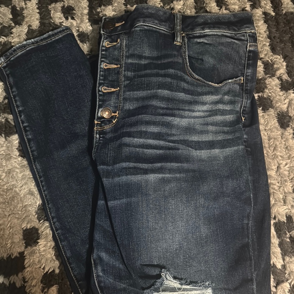 Women's Dark Blue Jeans